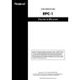 ROLAND RPC-1 Instrukcja Obsługi