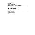ROLAND S-550 Instrukcja Obsługi