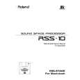 ROLAND RSS-10 Instrukcja Obsługi