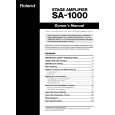 ROLAND SA-1000 Instrukcja Obsługi