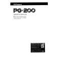 ROLAND PG-200 Instrukcja Obsługi
