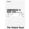 ROLAND SDD-320 Instrukcja Obsługi